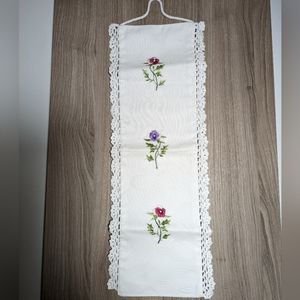 Kilkenny Design Center, Ireland Vintage Embroidered Toilet Paper Holder